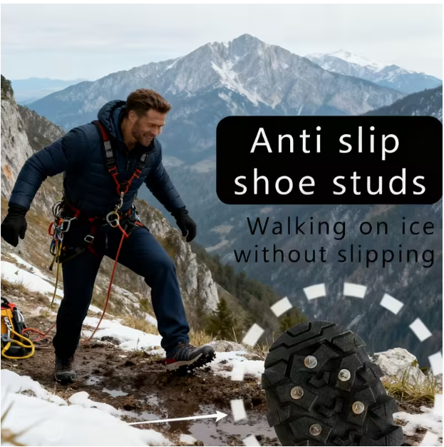 26pcs Round Screw-in Ice Shoe Studs