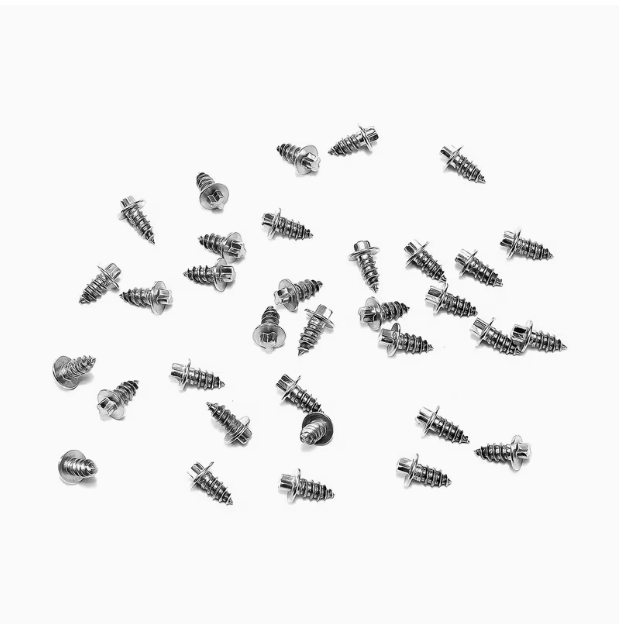 30pcs Trident Ice Fishing Boot Studs